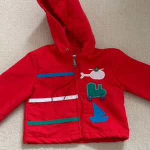 1989 Boys’ Red Windbreaker